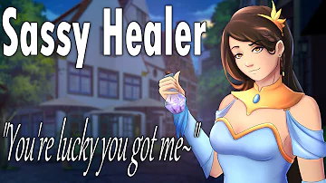 Sassy Healer Patches You Up After Battle "I'll kiss it better~"  [Comfort Roleplay] [Fantasy]