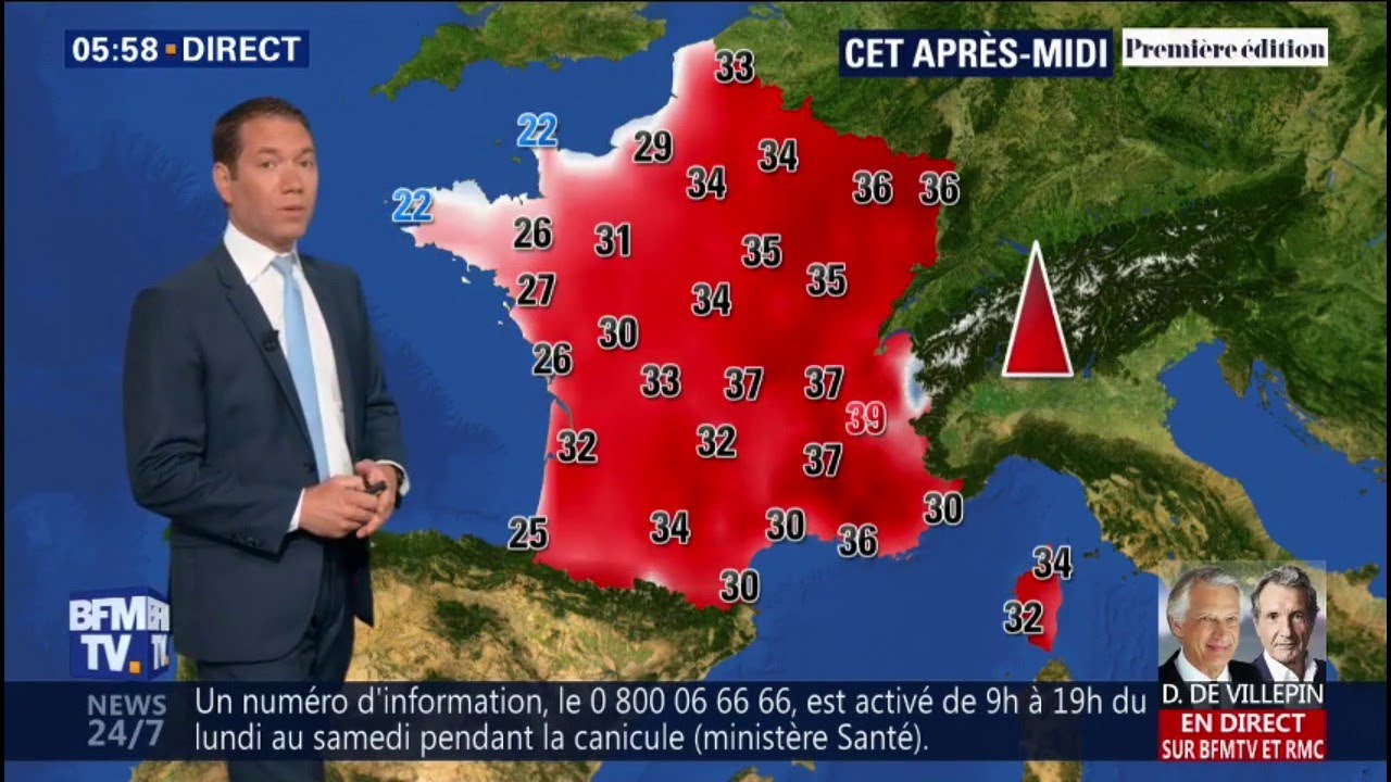 Jusqu'à 39°C ce mardi... Les températures continuent de grimper sur tout le pays bfmtv i shot the sheriff