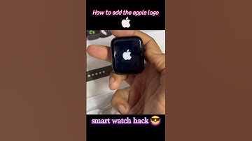 How to add the apple logo on your smart watch