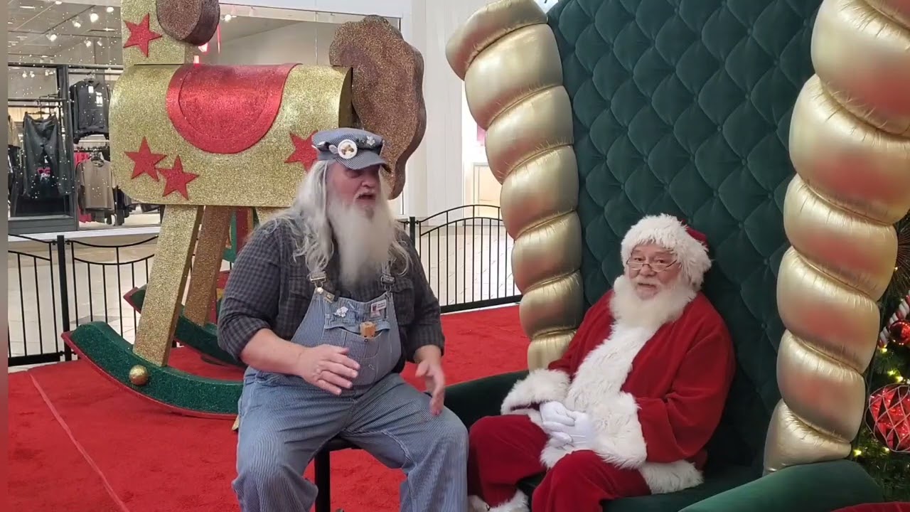 Santa Claus is at Eastwood Mall, come down and see him 