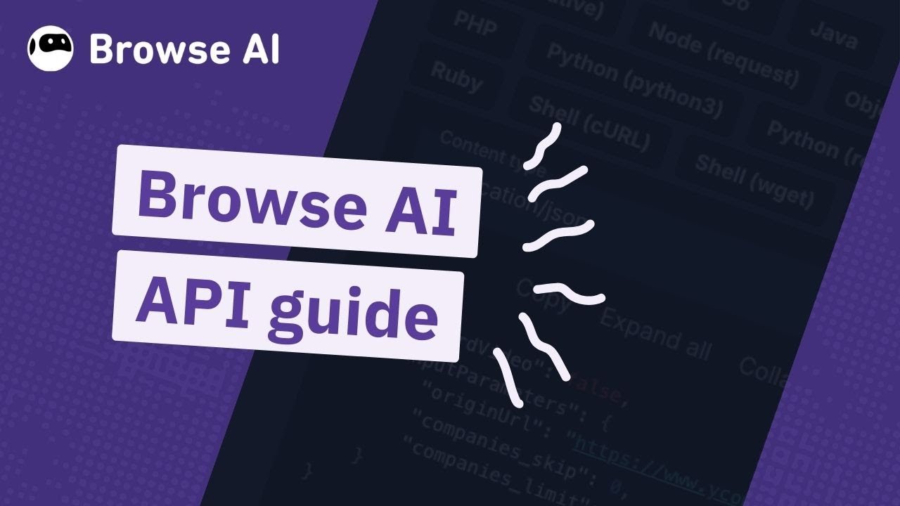 How to use the Browse AI API (Complete tutorial for beginners)