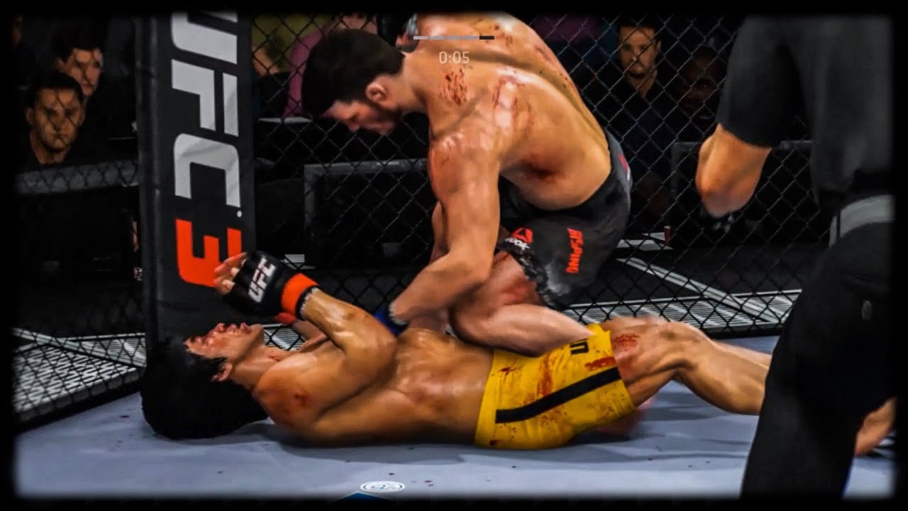 Bruce Lee vs. Michael Bisping (EA Sports UFC 3) - CPU vs. CPU