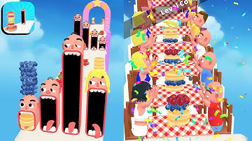 Pancake🥞 Run - (iOS Android) Gameplay Walkthrough Levels 17-19