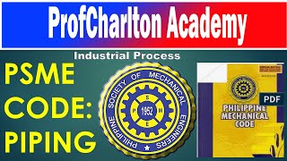 PSME LAW/Industrial Process : industrial Piping and Plumbing Systems