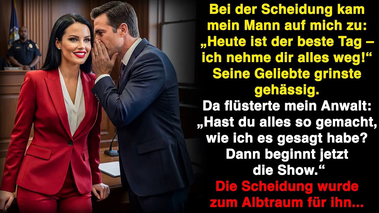 „Ich nehme dir alles!“ sagte mein Mann vor Gericht  Doch die Scheidung wurde für ihn zum Albtr