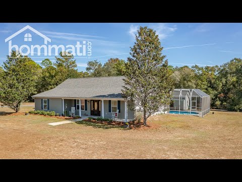 191 Bostic Pelt Rd, Crawfordville, FL home video tour