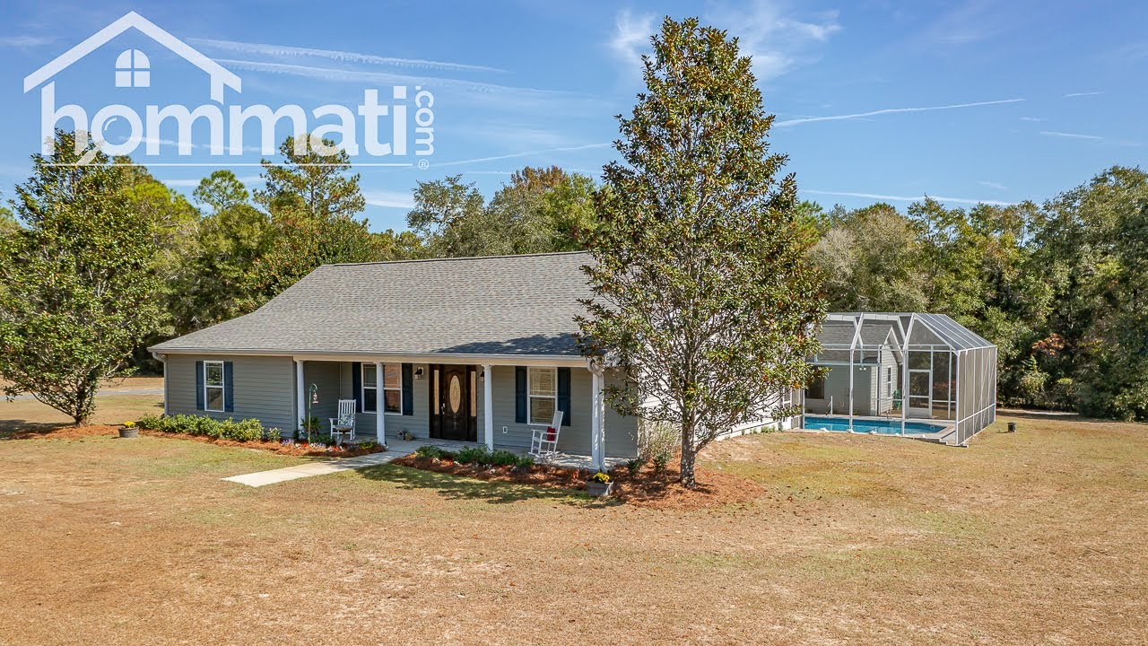 191 Bostic Pelt Rd, Crawfordville, FL 32327 Real Estate Aerial Video