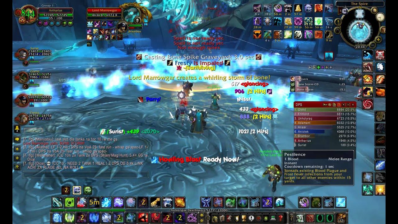 The Last Bastion vs Lord Marrowgar Sunwell/Feronis