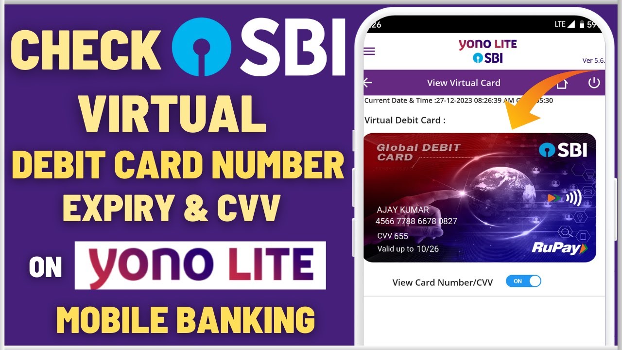 Check SBI Virtual Debit Card Number Expiry Date CVV On Mobile check-sbi-virtual-debit-card-number-expiry-date-cvv-on-mobile