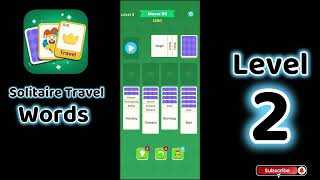 Solitaire Travel Level 2 Answers | Words Puzzle Game 🧩 | Go Answer screenshot 5