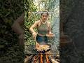 No Kitchen, No Tools — Just Pure Jungle Cooking 🔥 #JungleCooking #SurvivalCooking #viralshorts
