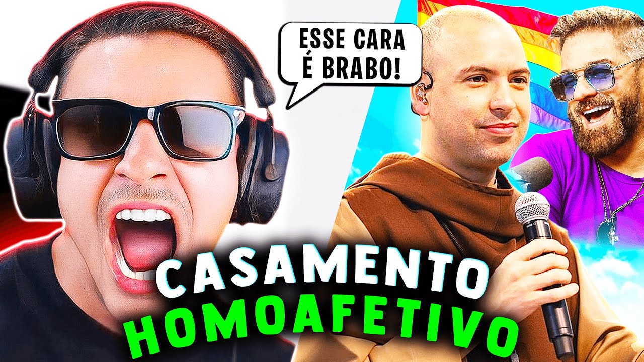 SUPER XANDÃO REAGINDO - POLÊMICA: FREI DA IGREJA CATÓLICA FALA SOBRE CASAMENTO HOMOAFETIVO | GILSON