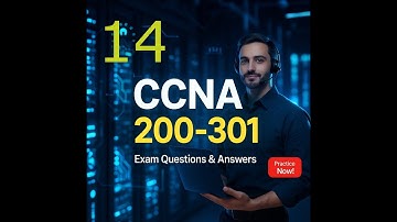 14. CCNA  200-301 exam questions and answers #ccna #cisco #ccna200301 #ccnp #ccie