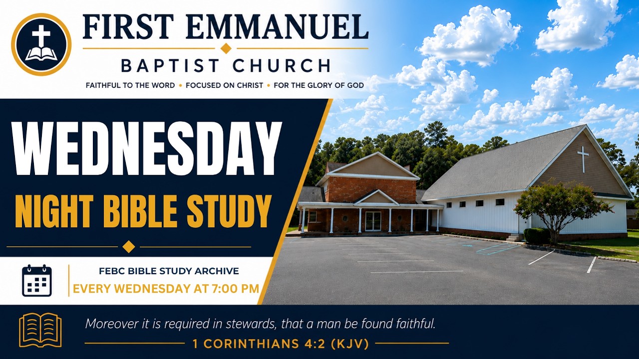 FEBC Wednesday Night Bible Study | September 9, 2026