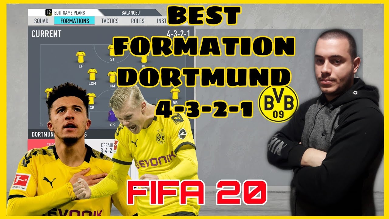BORUSSIA DORTMUND (2) BEST FORMATION, CUSTOM TACTICS & PLAYER