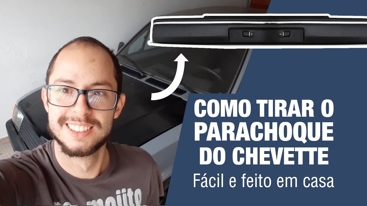 Como desmontar e montar o Parachoque do Chevette - Em casa