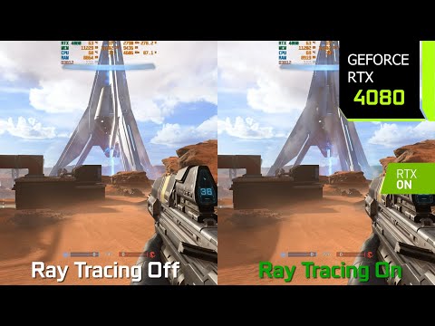 Halo Infinite Ray Tracing On vs Off - Graphics/Performance Comparison | RTX 4080 4K Ultra Settings
