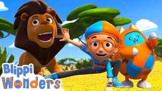 Why Are Lions The King Of The Jungle? | Blippi Wonders Educational Videos For Kids