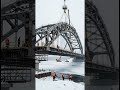 They Built a Steel Bridge Over a Frozen River | How Engineers Builts This Bridge In -20°C Weather