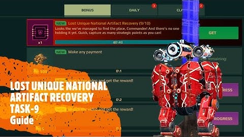 WAR ROBOTS LUNAR EVENT 2021 || MYSTERY TASK-9 || GUIDE