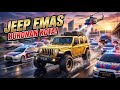 Mobil Jeep Monster - "Bisa Lolos Gak? Pake Jeep Emas Rp3 Miliar Dikejar Seluruh Polisi di Kota!🔥🔥
