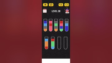 Water Sort - Color Puzzle Game level 28