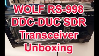 [Ham] Wolf RS-998 DDC/DUC SDR Transceiver (100W) Unboxing