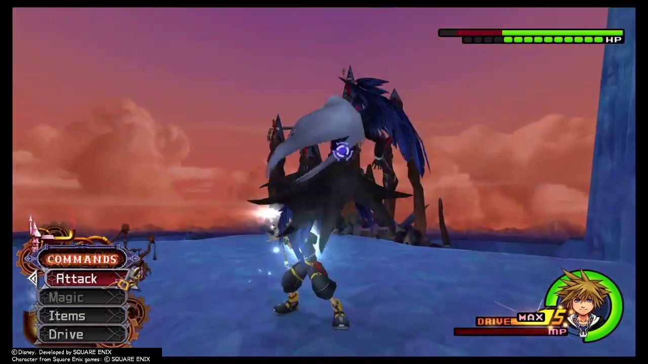 Kingdom Hearts 2 Sephiroth Fight