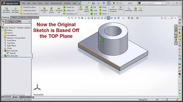 Change SolidWorks Sketch Plane Orientation