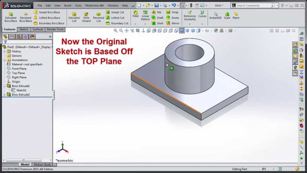 SOLIDWORKS TUTORIAL How to change sketch planes on 3D sketch    engineeringtipoftheday from Sander How to change sketch planes on 3D sketch   A quick way to change planes for your