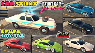 Stunt Car Extreme Levels 100-104 😍🔥 || New Different Cars Game 🔥Stunt Car Extreme Gameplay Part-15