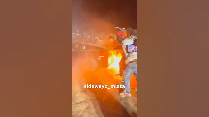 VETTE AND SUV GO CRAZY😳           #viral #trending #burnout #corvette #drift #explore #foryou