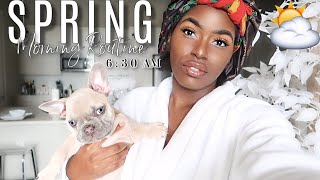 MY SPRING MORNING ROUTINE WITH A NEW PUPPY  ☕ 2020 | PET MOM | iDESIGN8