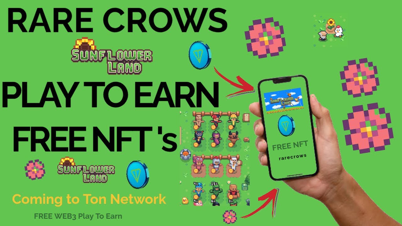 Rare Crows  – Rare SunFlower Land NFT”S – Telegram NFT GAME – Early Access