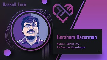 Gershom Bazerman about his talk "The Best Reliable Software Technique You