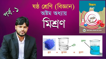 মিশ্রণ (পর্ব-১)- ষষ্ঠ শ্রেণি- বিজ্ঞান - Class 6 Science Chapter - 8 (P - 1) - by Md Obaidullah