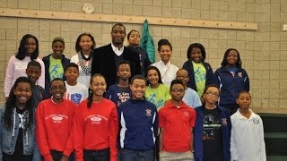 Dikembe Mutombo tells kids to block negativity