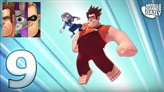 DISNEY HEROES Battle Mode Gameplay Walkthrough Part 9 - Chapter 3 (iOS Android)