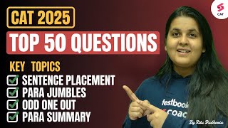 CAT Exam 2025 Prep | CAT 2025 VARC Preparation | Top 50 Questions of CAT VARC | Ritu Dudhoria