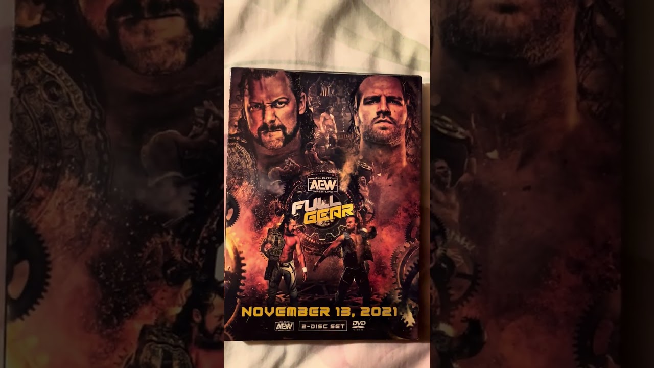 AEW Full Gear Wrestling Physical Media 