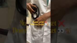 normal pocket ❌doremon pocket🐒🤧#vams#medico#viral#trends#trending#whitecoat #shorts #shortvideos