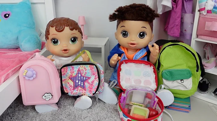 Packing baby alive Abby's Lunch Box and Backpack