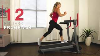 Sunny Health & Fitness Folding Electric Treadmill SF T7909