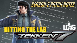 Hitting the Lab - Tekken 7 Season 2 Patch Notes - Dragunov