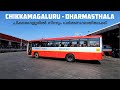 Chikkamagaluru to dharmasthala ksrtc bus yathra via charmadi ghat   