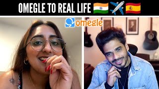 OMEGLE to Real Life ✈️ INDIA to SPAIN 🇮🇳 // 🇪🇸