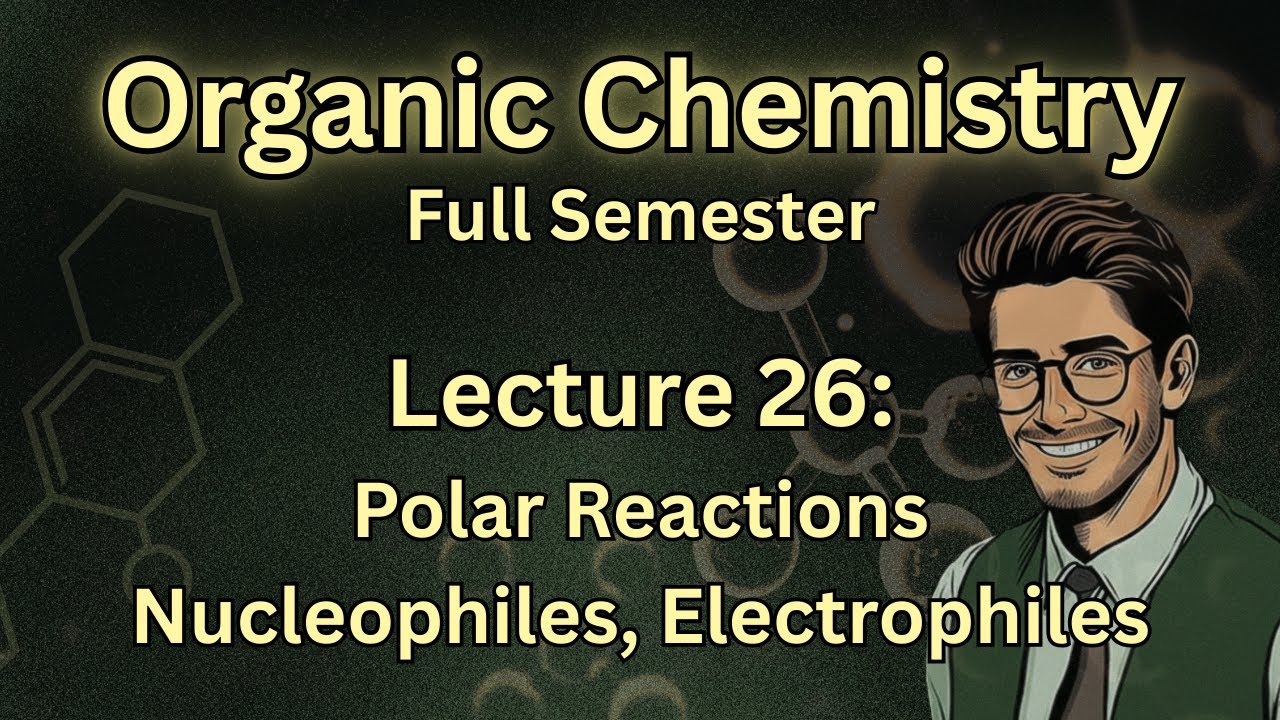 Organic Chemistry 26: Polar Reactions - Nucleophiles, Electrophiles