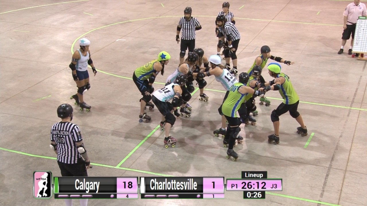 Game 17 Calgary Roller Derby v Charlottesville Derby Dames YouTube