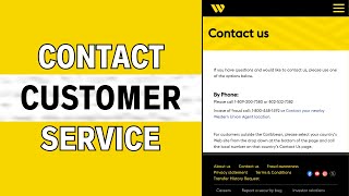 How To Find Western Union Customer Service Contact Number