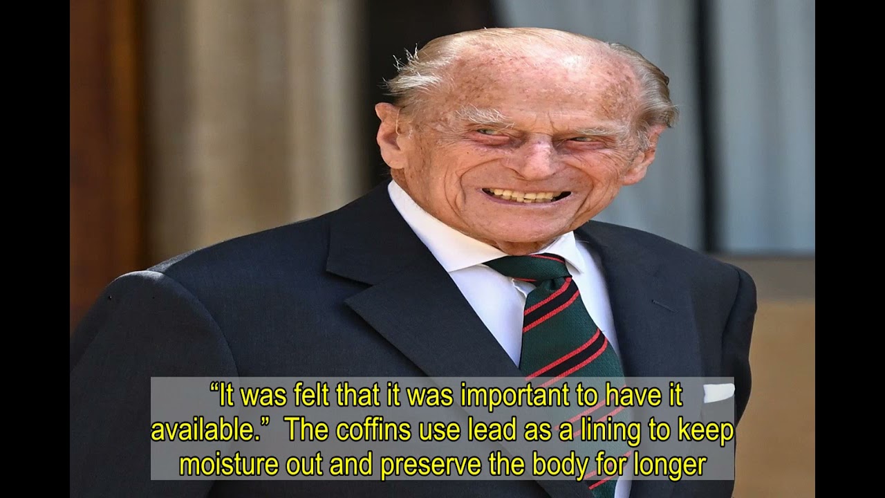 Queen will wear mask to Philip's funeral as he's laid to rest in 'oak coffin'